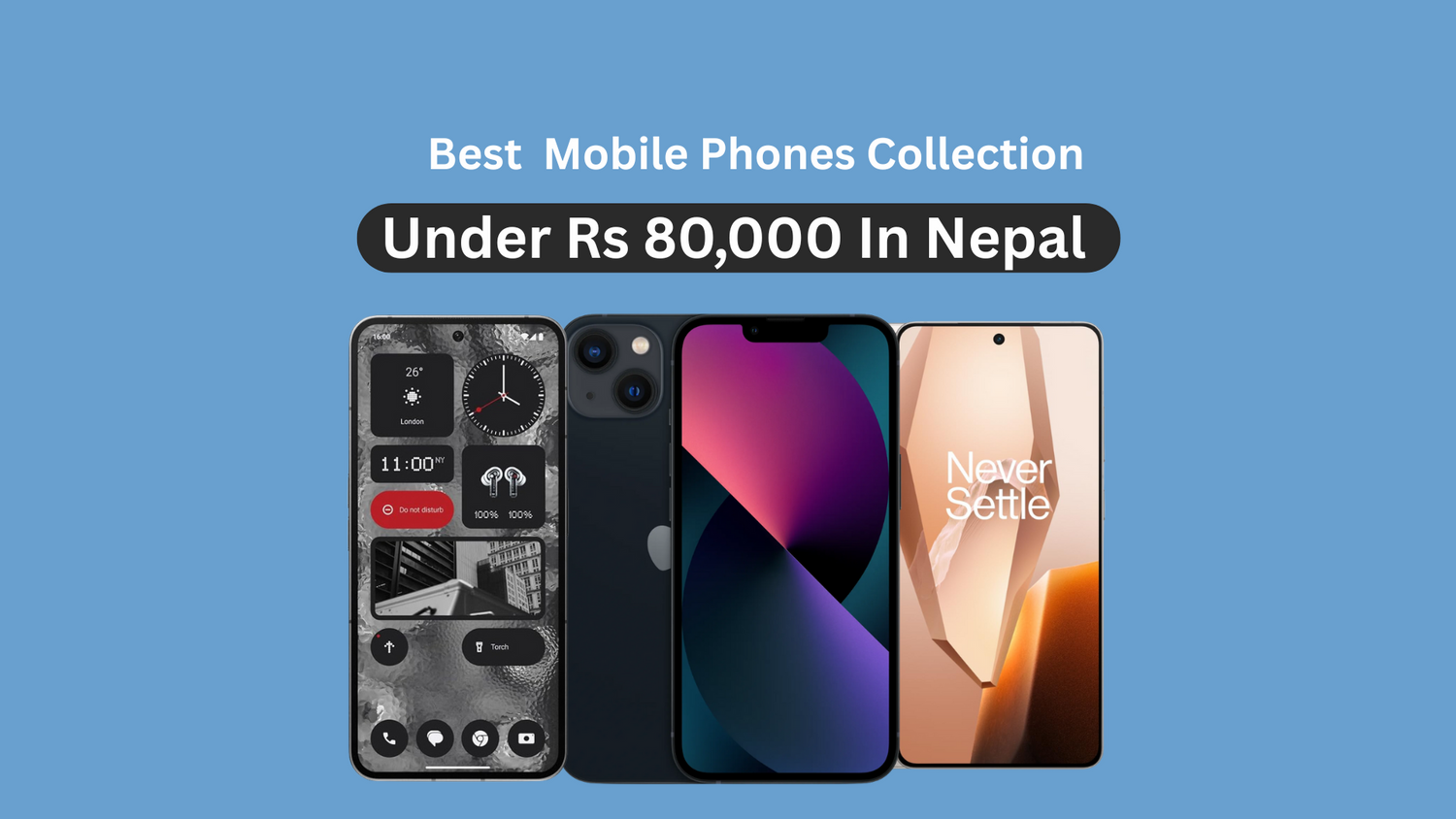 mobile phones under Rs 80,000 in Nepal