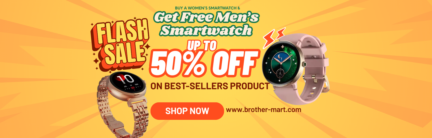 Get Free Men's Smartwatch & get Free Women Smartwatch