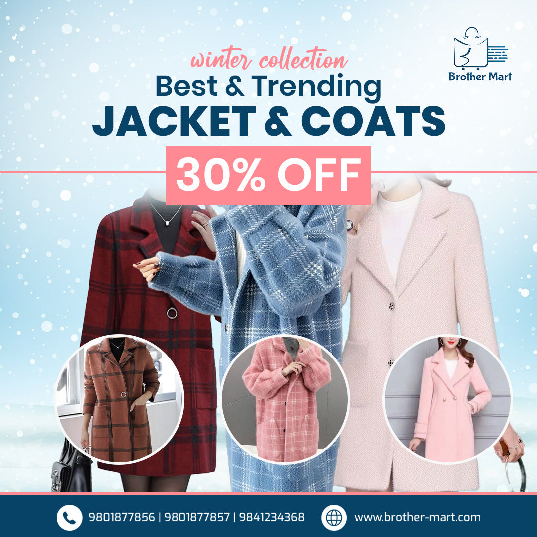 Shop coats and jackets for women at best price in Nepal from brother-mart.com