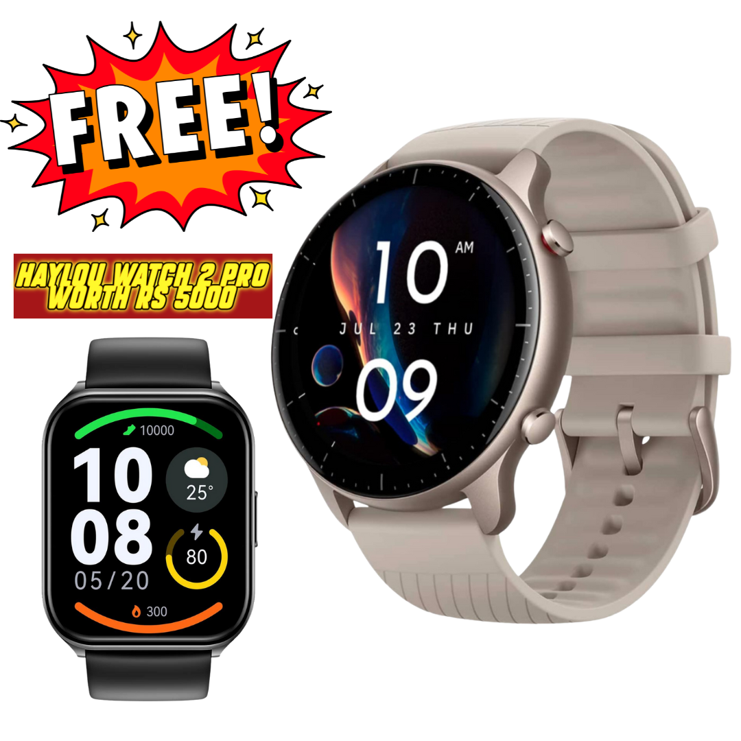 Buy Amazfit GTR 2 New Version and Get FREE Haylou Watch 2 Pro 