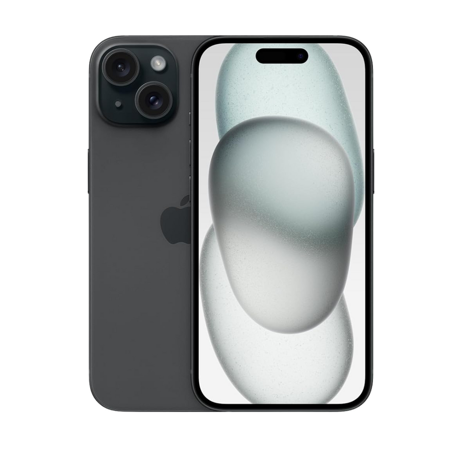 Apple iPhone 15 6.1 inch Super Retina XDR OLED display in Black Color 