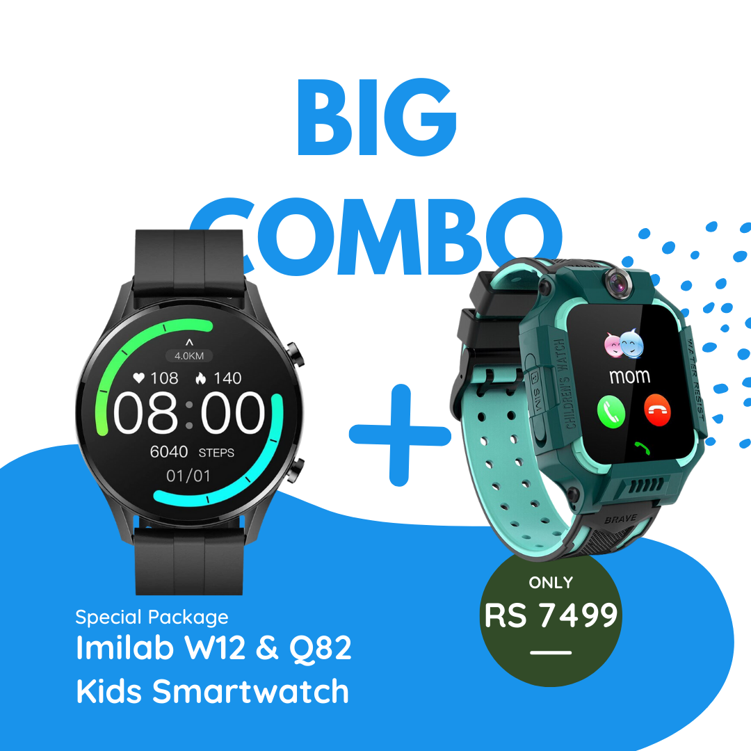 Combo W12 Smartwatch and Kids smartwatch Special Price In Nepal