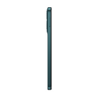 Motorola G05 Forest Green – side profile highlighting thickness.

