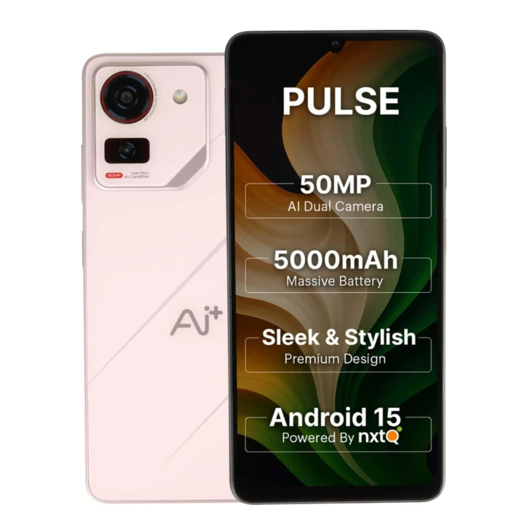 Get Ai+ Pulse Android phone with nxtQ UI advanced privacy features and smooth user experience