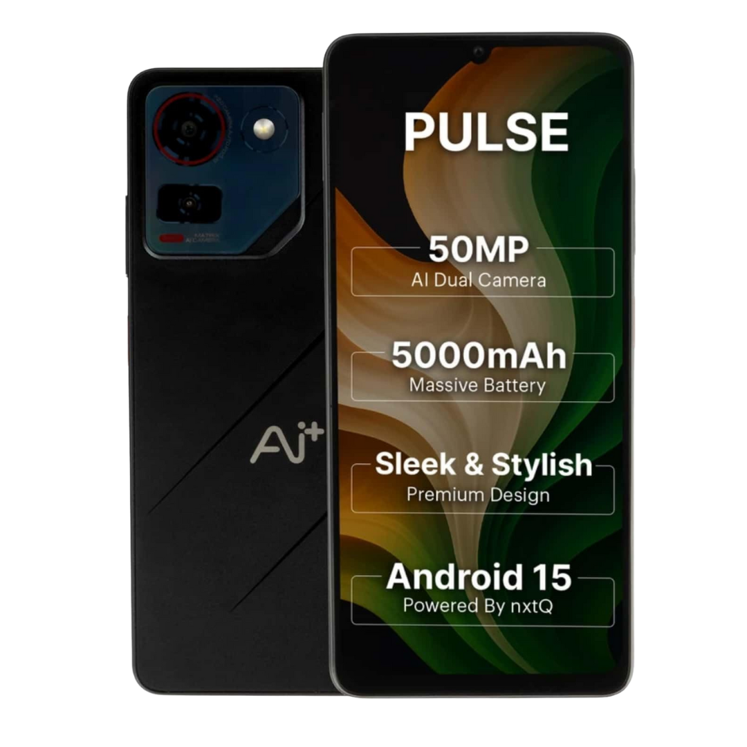 Shop Now Ai+ Pulse mobile phone 6.7 inch HD plus display perfect for movies streaming and browsing