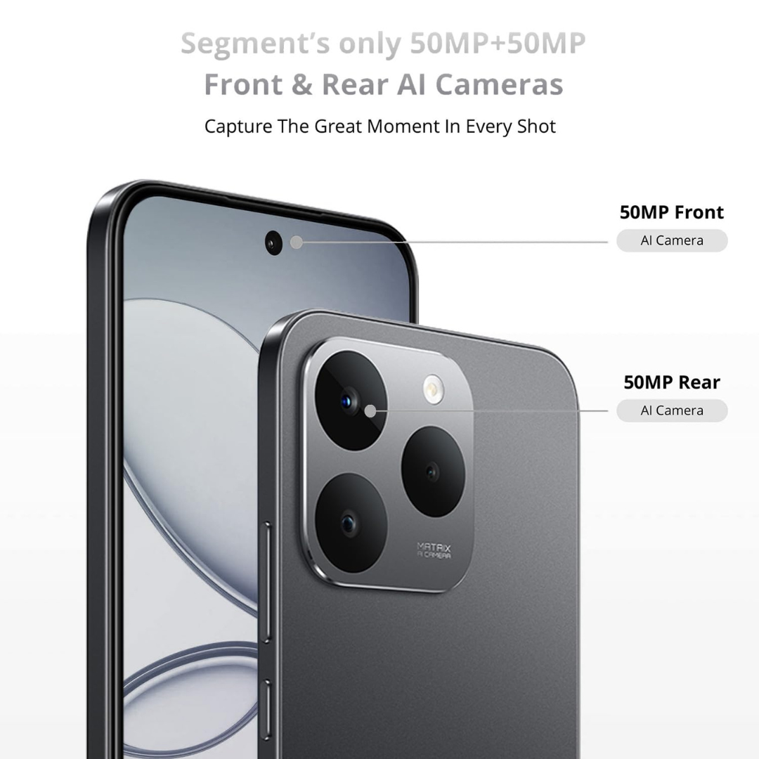 Shop Now Realme 15T 5G in Titanium Color