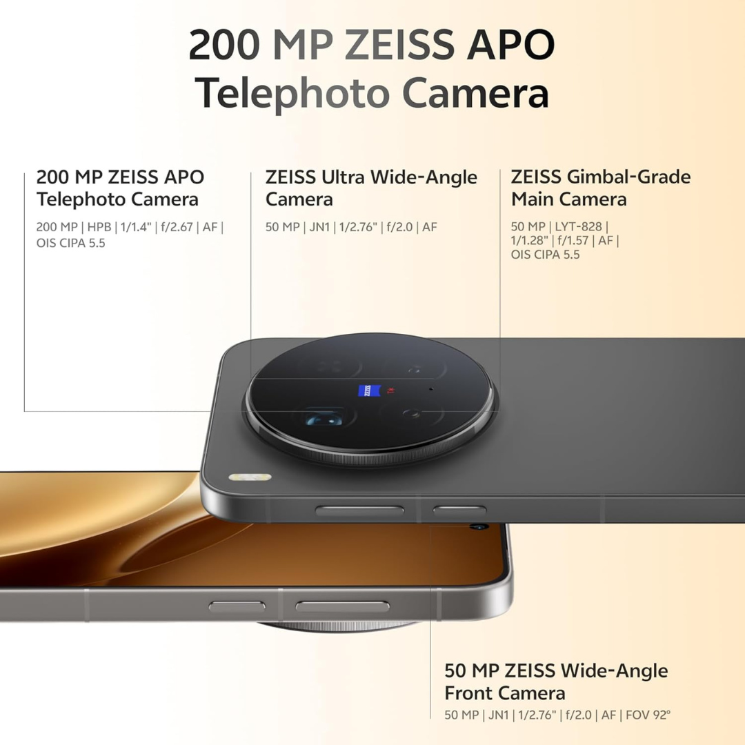 Shop Now vivo X300 Pro 5G premium smartphone image highlighting IP68 IP69 water and dust resistance with armor microcrystal glass protection