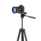 Shop now aluminium camera tripod with smartphone mount and carry case

