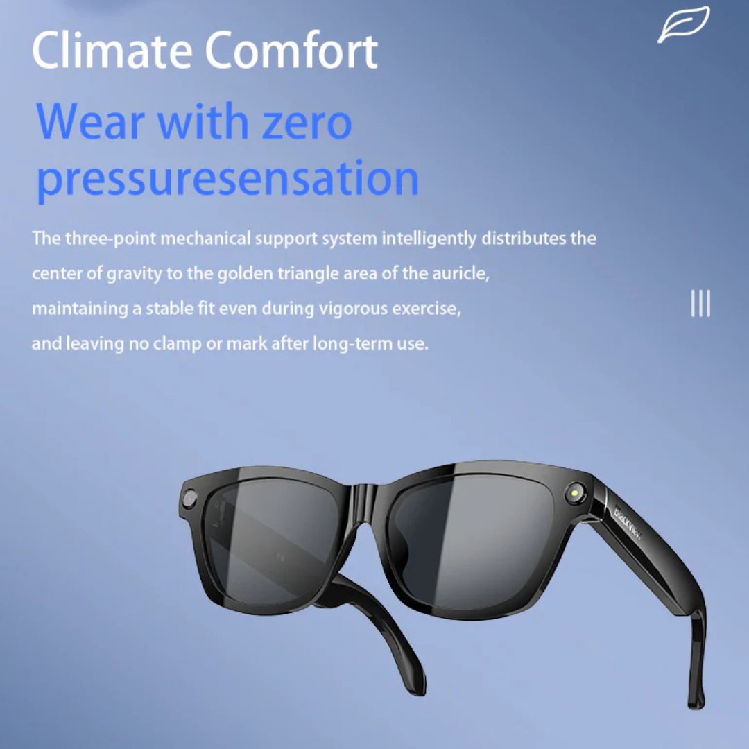 Shop now Blackview BV100 AI powered smart glasses with real time language translation