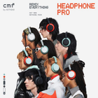 Get CMF Headphone Pro wireless headphones with crystal clear audio output