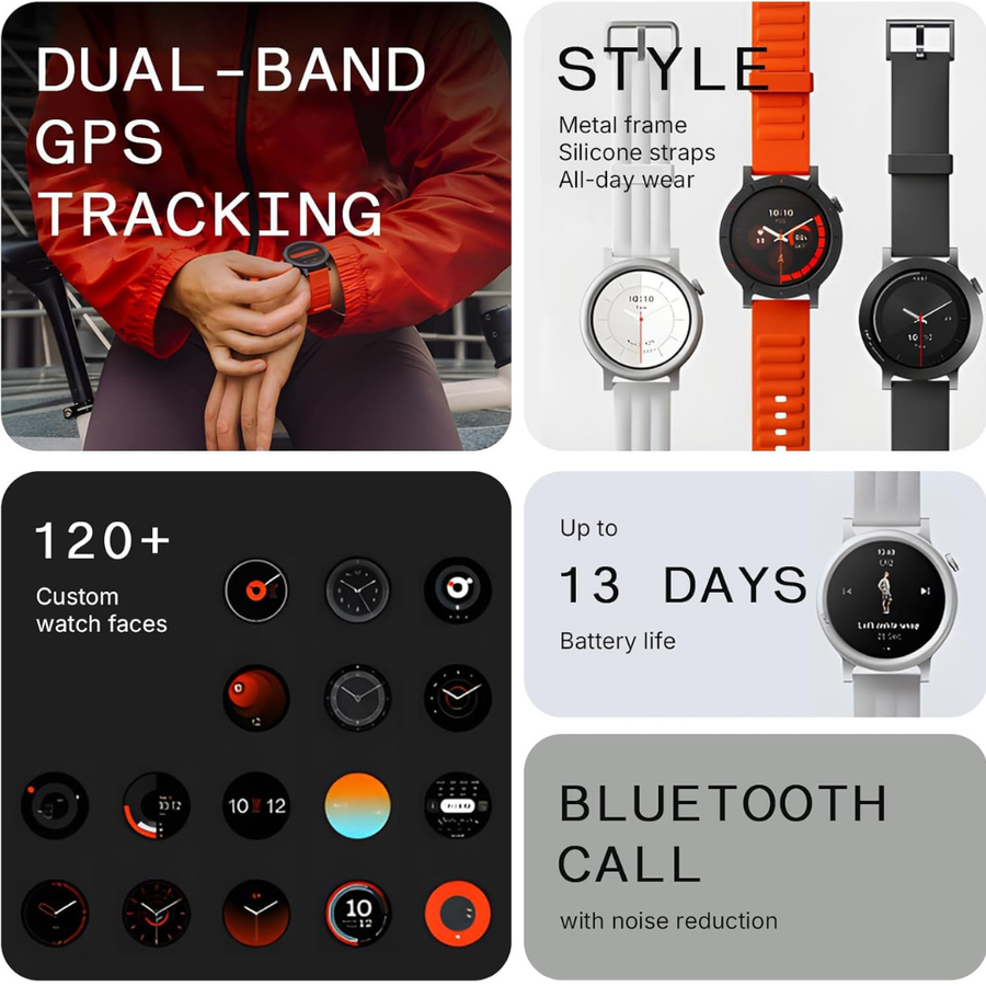 Shop now CMF Watch 3 Pro smartwatch with built in speaker mic and call management