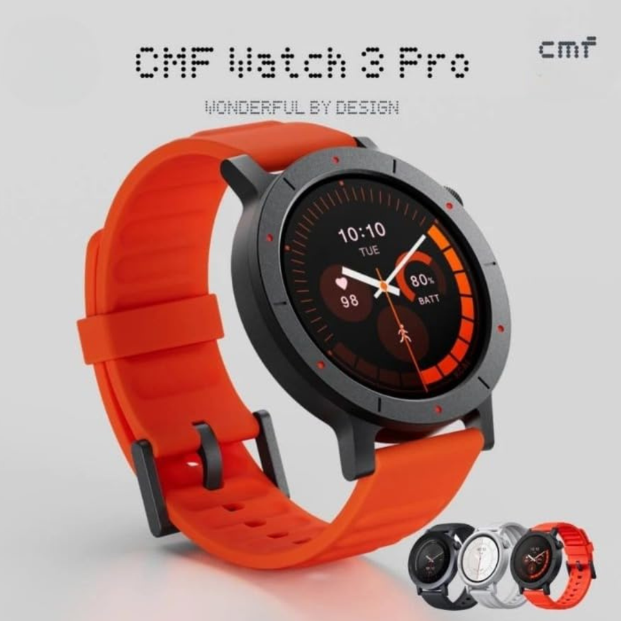 Shop now CMF Watch 3 Pro smart watch with high brightness AMOLED display for outdoor visibility