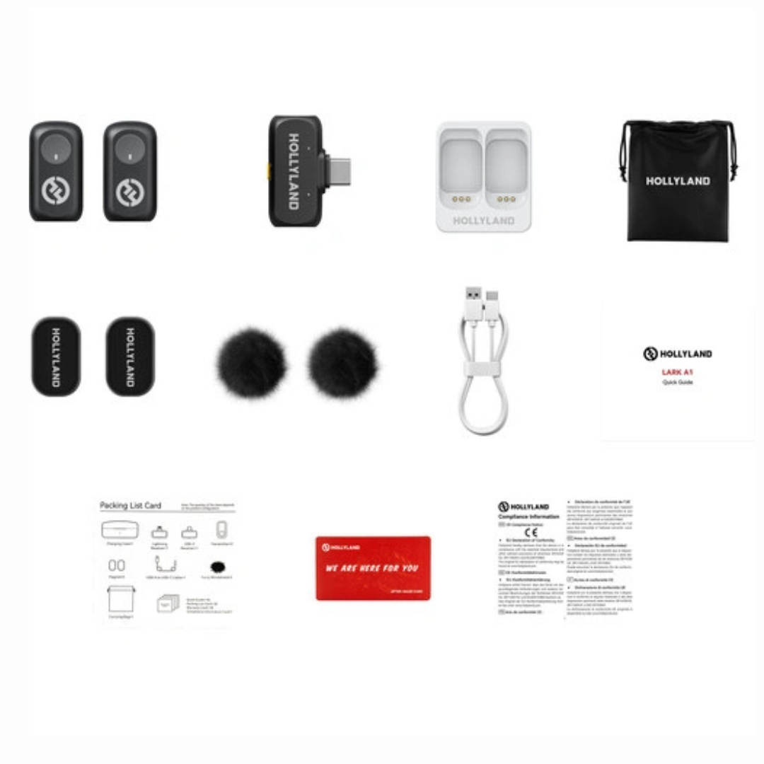 Shop now Hollyland A1 Mini Duo wireless interview mic