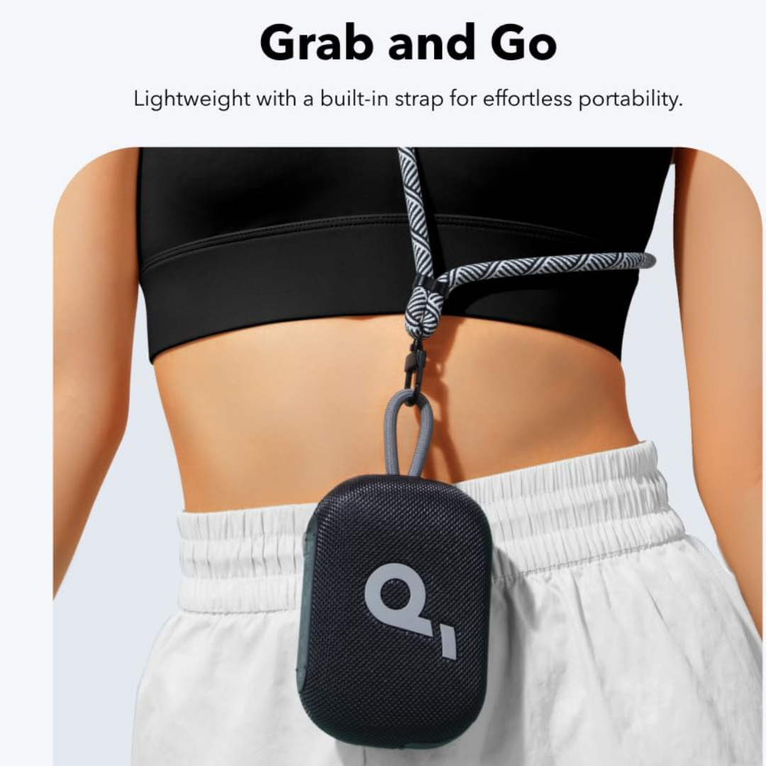 Shop now Soundcore Select 4 Go floating waterproof speaker with 1.75 inch driver delivering strong punchy audio for outdoor parties