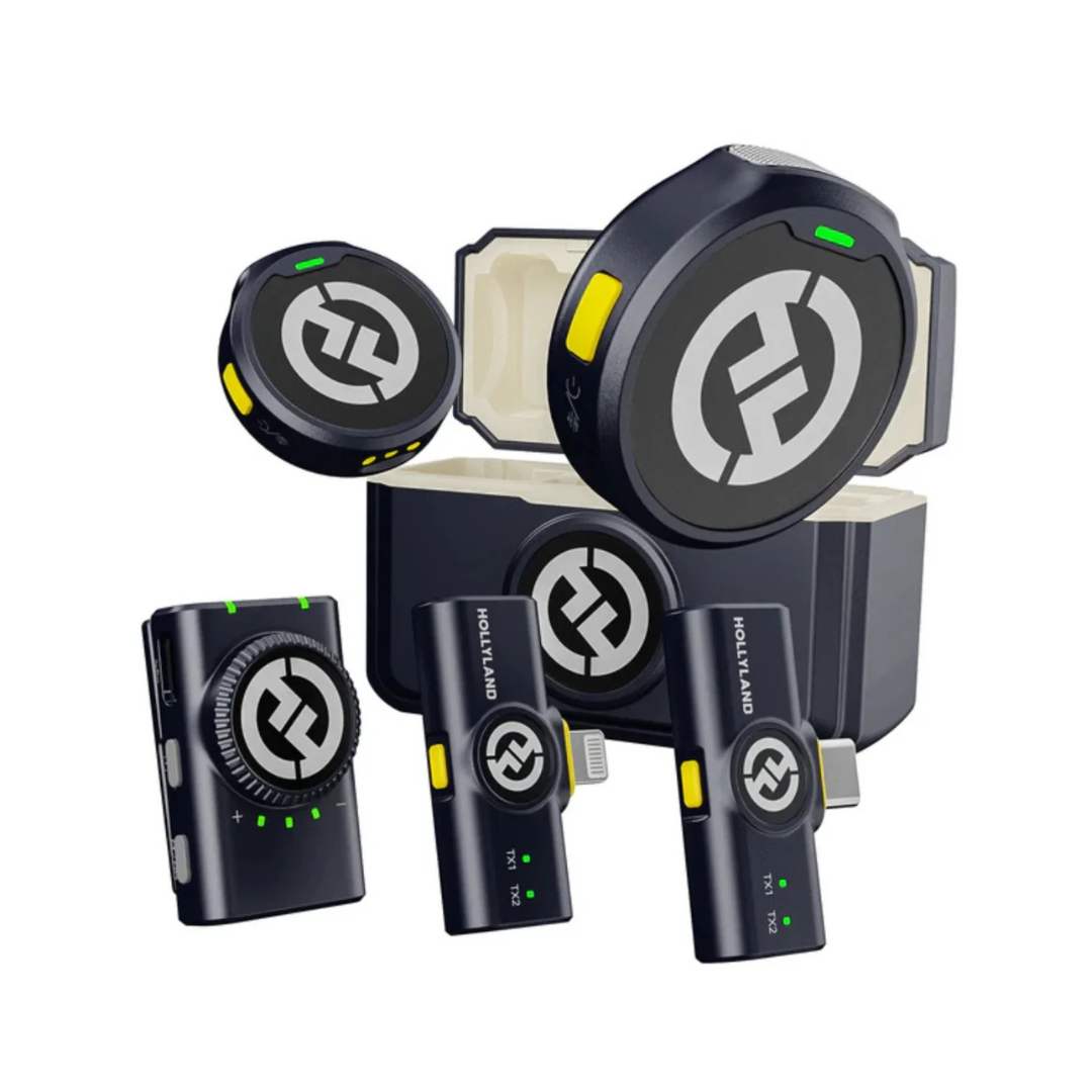 Shop now Hollyland Lark M2 DUO mic for filmmaking