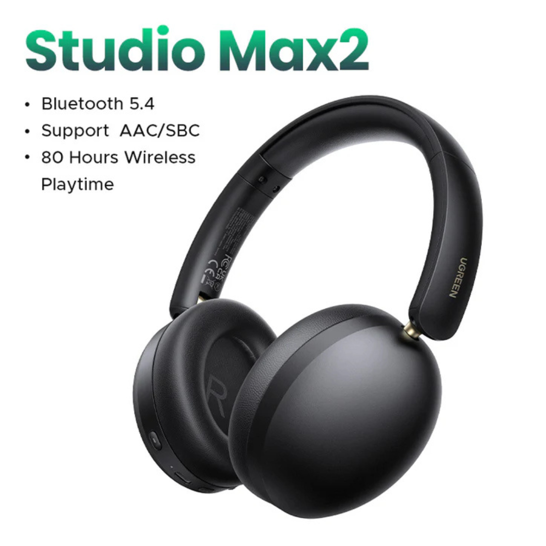 Get UGREEN Studio Max2 wireless headphone with AI mic noise reduction