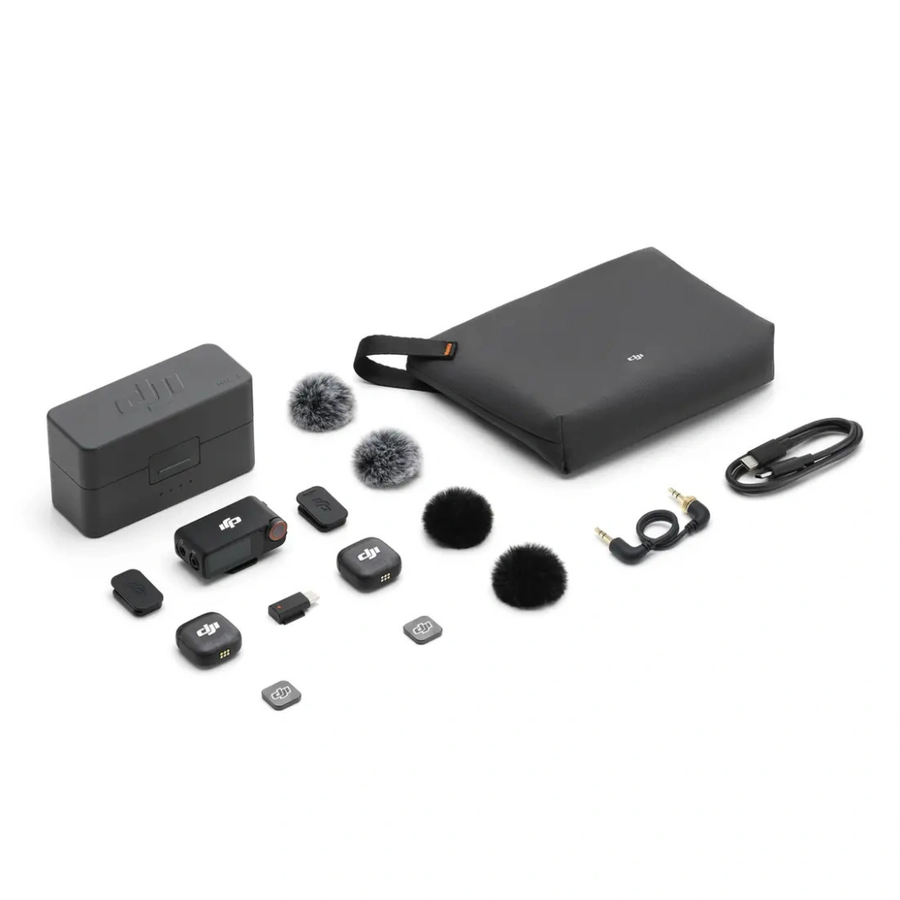 Get DJI Mic 3 wireless microphone for DSLR camera smartphone and PC with 250 meter long range transmission
