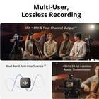 Buy now DJI Mic 3 portable wireless microphone system with touchscreen receiver and studio quality sound