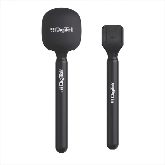 Wind noise reduction mic adapter with foam shield

