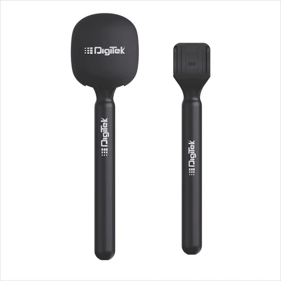 Wind noise reduction mic adapter with foam shield

