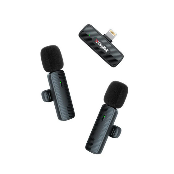 Digitek dual mic for online meetings via iPhone

