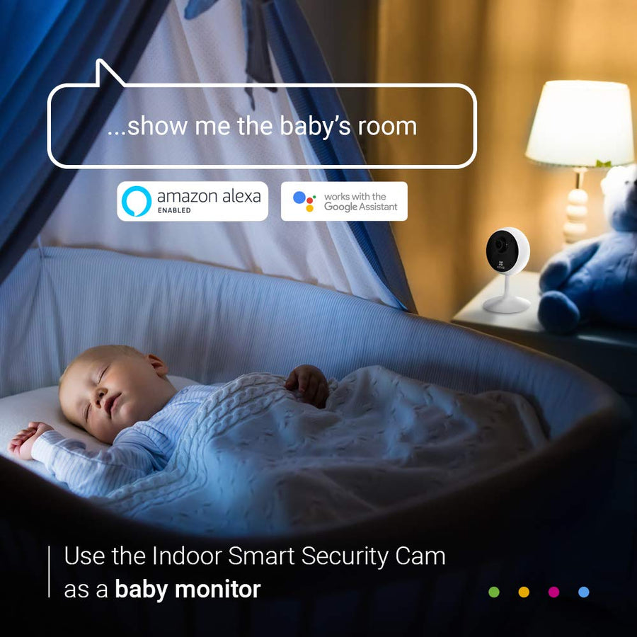Top Trending CCTV EZVIZ C1C 720 (1MP) Indoor Camera Compatible With H.K Vision SD Card 