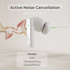 Active Noise Cancellation Earbuds Price in Nepal White 