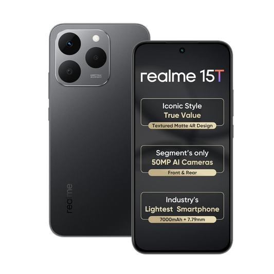 Shop Now Realme 15T 5G Matte Design Phone