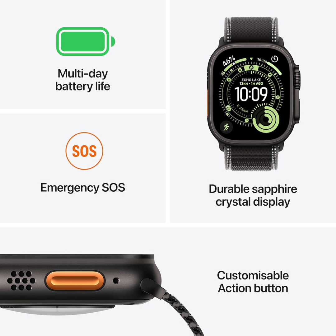 Buy Now Apple Watch Ultra 3 Black Titanium in Nepal