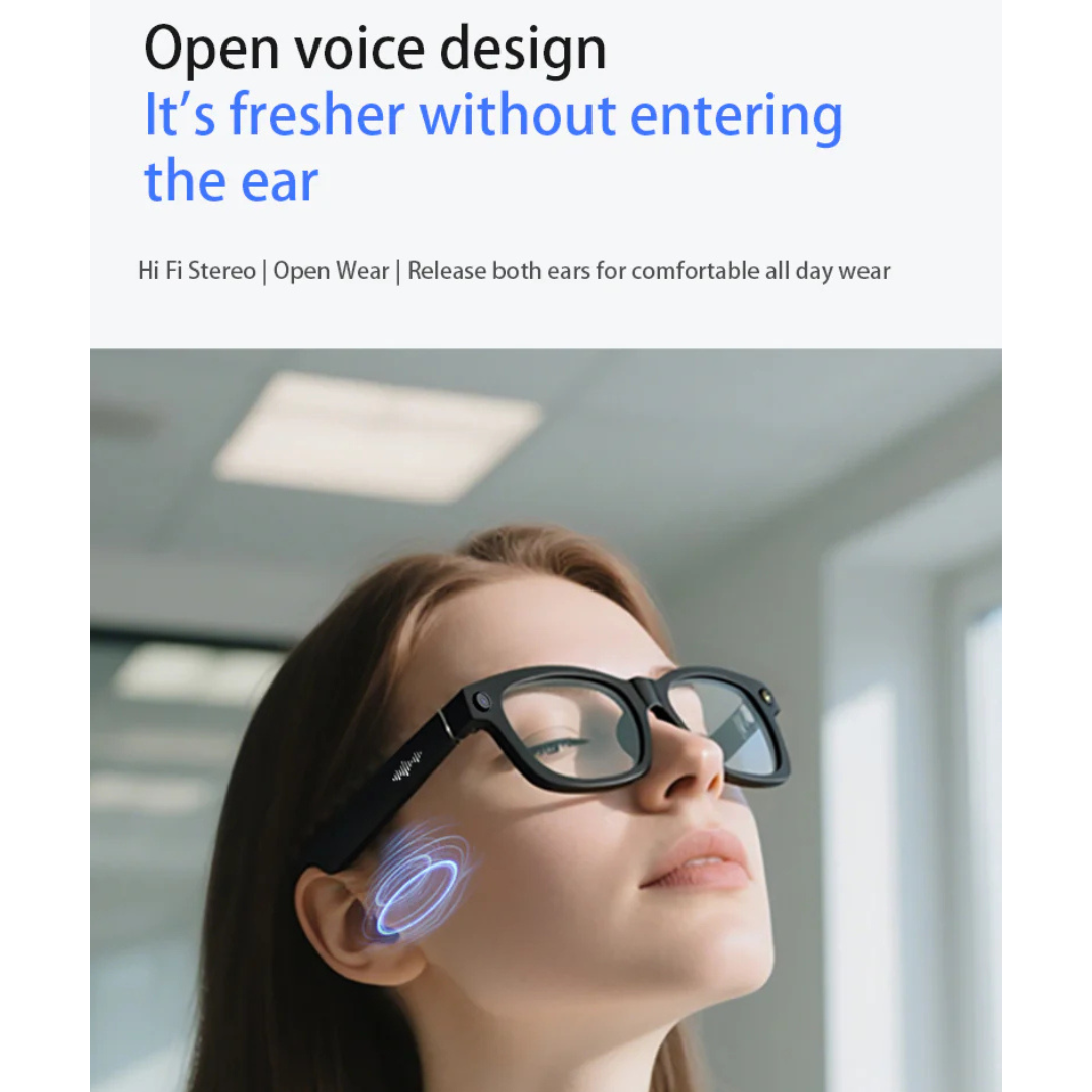 Buy now Blackview BV100 smart glasses with built in camera and Bluetooth calling