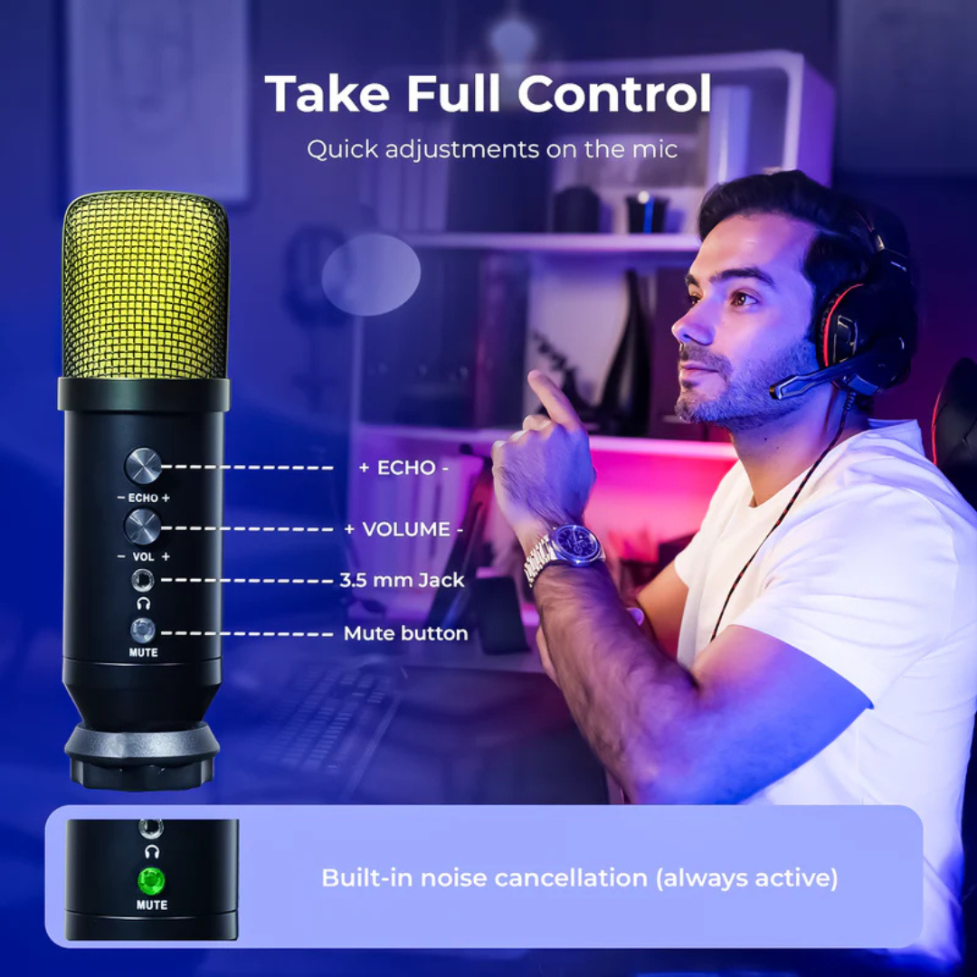 Shop now podcast microphone set