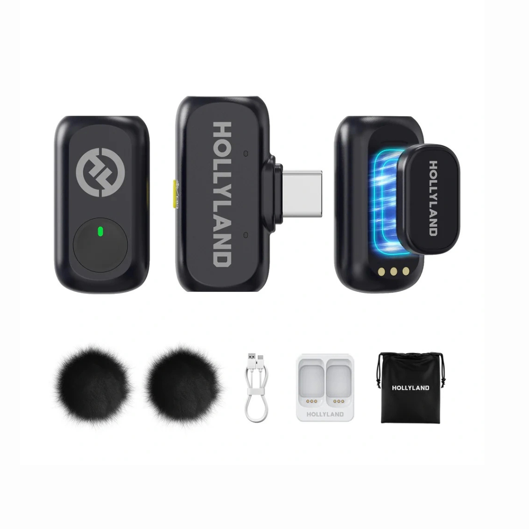 Buy now Hollyland LARK A1 dual transmitter mic