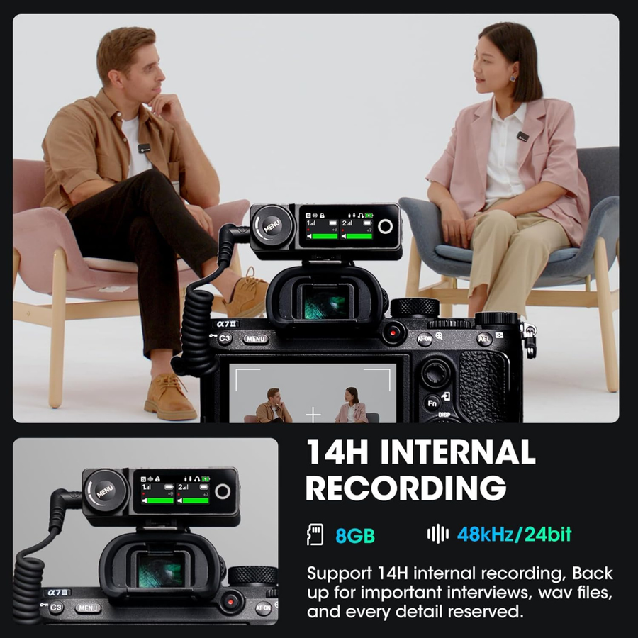 Shop now Hollyland MAX Duo wireless mic for videos