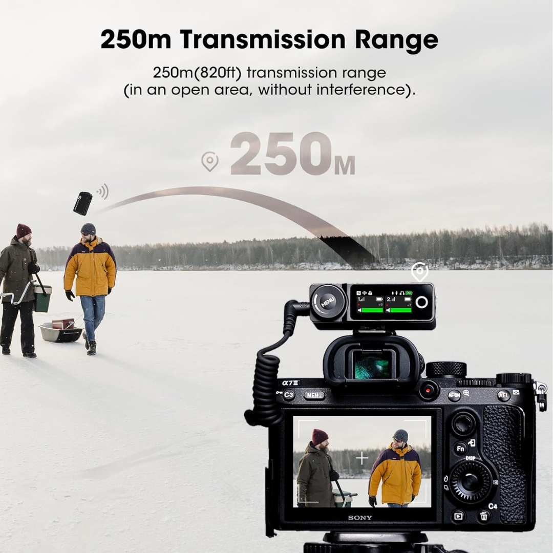 Buy now LARK MAX Duo noise resistant wireless mic