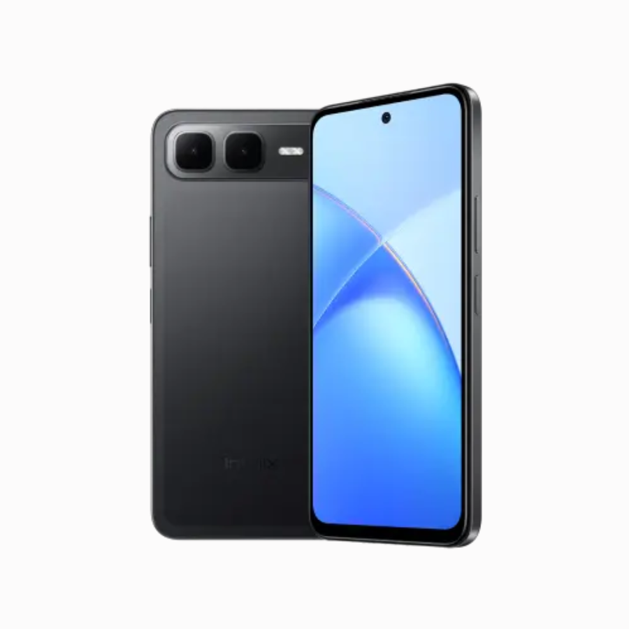 Buy now Infinix Smart 10 Plus Android smartphone featuring long-lasting 6000mAh battery, 120Hz smooth display, Android 15 Go Edition, NFC, FM radio, and stereo speakers.