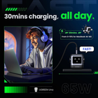 Shop now UGREEN Uno 65W robot charger compatible with iPhone 17 Pixel 10 Samsung S25 Ultra