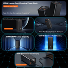 Buy now Ultima Boost 20K Ultra Max powerbank supports VOOC WARP superfast output with 100W PD for laptops tablets phones Nepal
