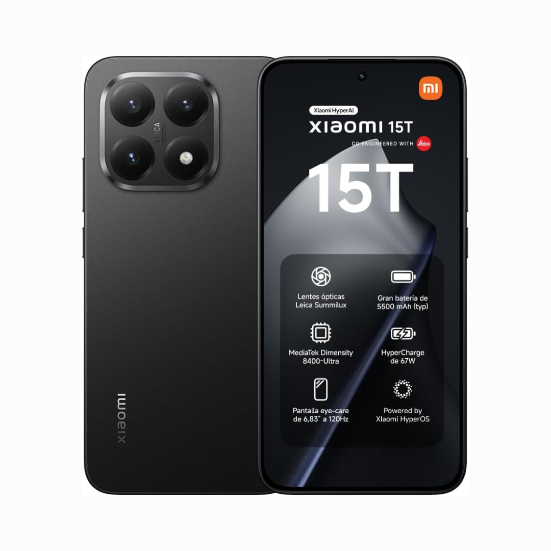 Buy Xiaomi 15T in black color with premium AMOLED display