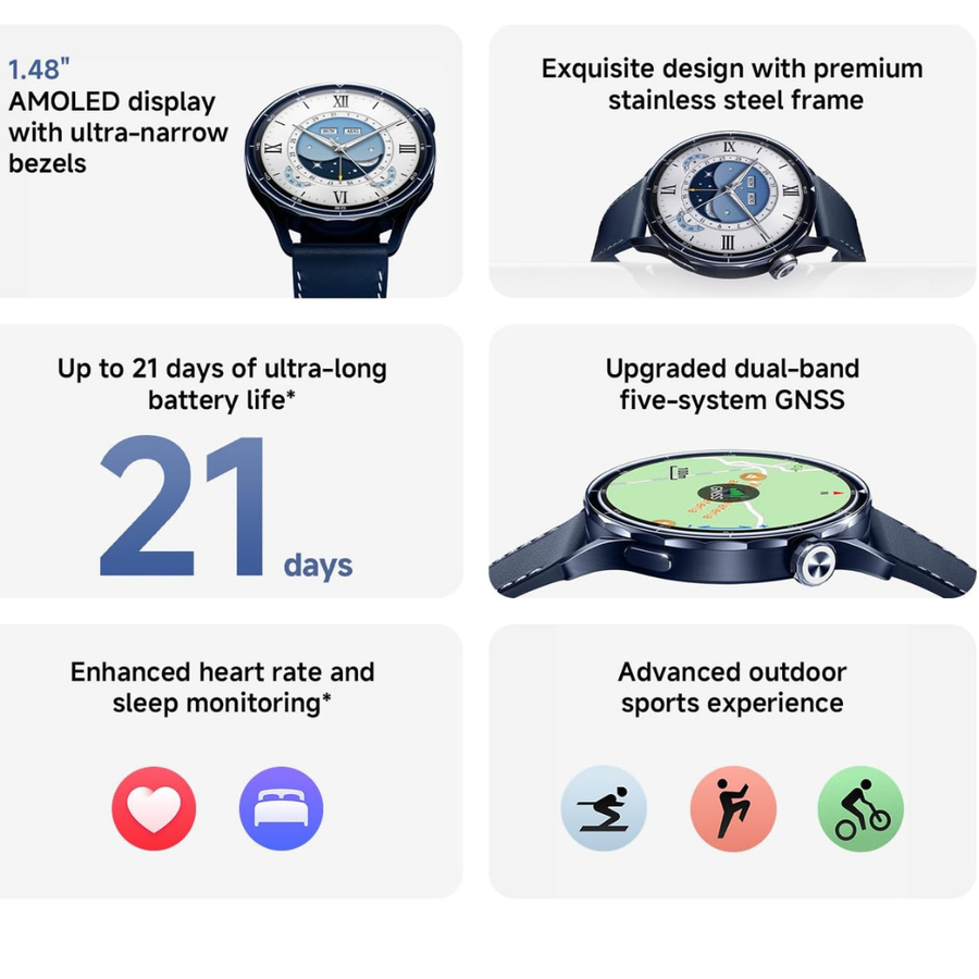 Xiaomi S5 46mm Smartwatch for Enhanced Fitness Tracking