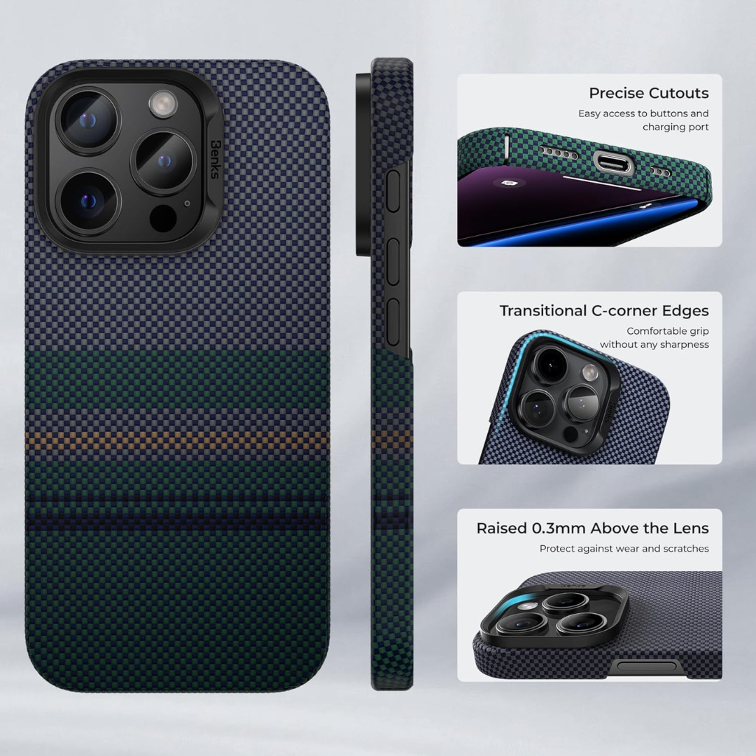 Buy now slim strong Kevlar case iPhone 16 Pro Max Nepal