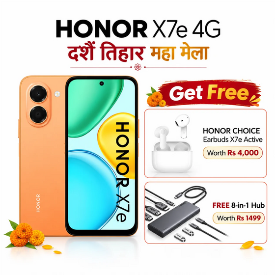 Dashain Tihar Maha Mela Honor X7e 4G Best Price in Nepal