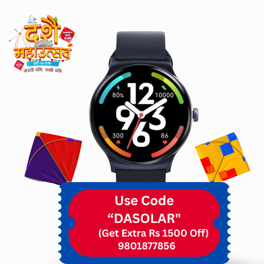 Dashain Offer Haylou Solar Smartwatch in Nepal