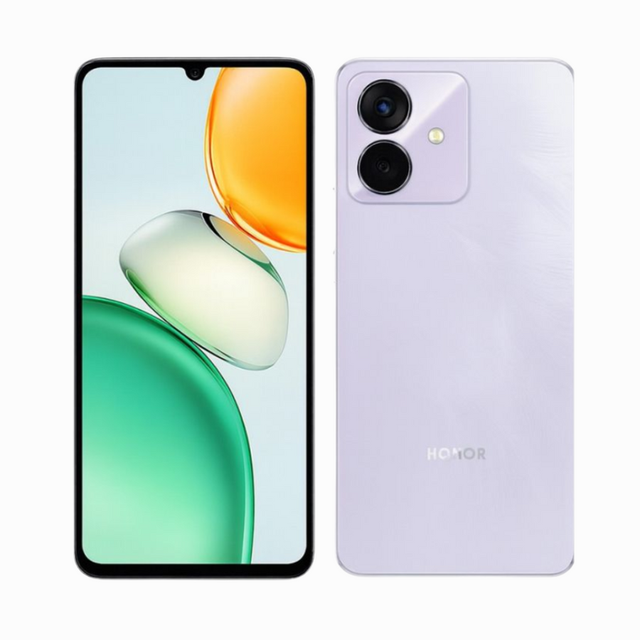 Honor Play 10 Smartphone with front and back views on a white background