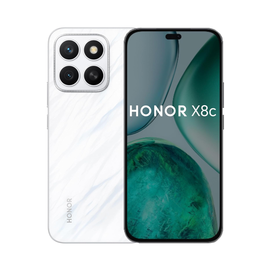 Honor X8c in hand showing lightweight and premium build