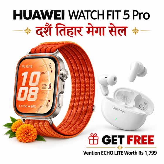 Dashain Mega Sale HuaweiWatch Fit 5 Pro price in Nepal