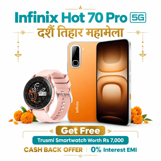 Infinix Hot 70 Pro 5G Dashain Special