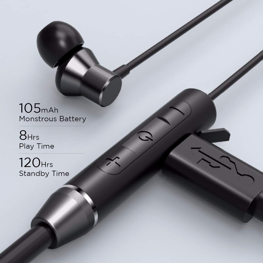 Lenovo HE05 Wireless Bluetooth 5.0 in-Ear Neckband Earphones with Mic - Brother-mart