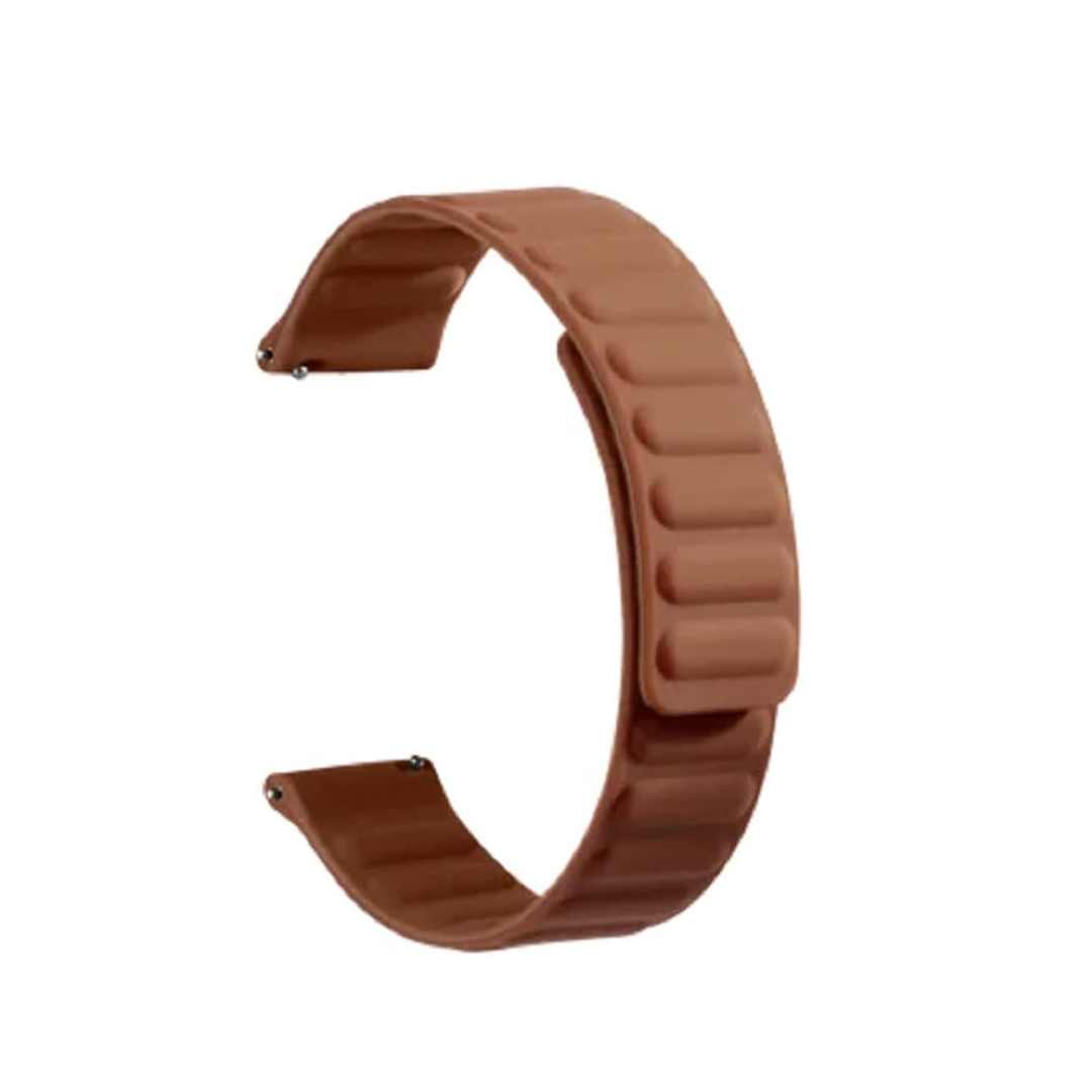Brown watch strap