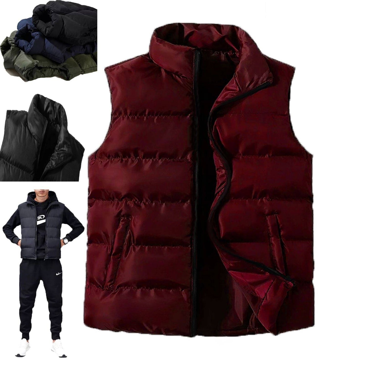 Best Maroon Half Jacket for Winter 