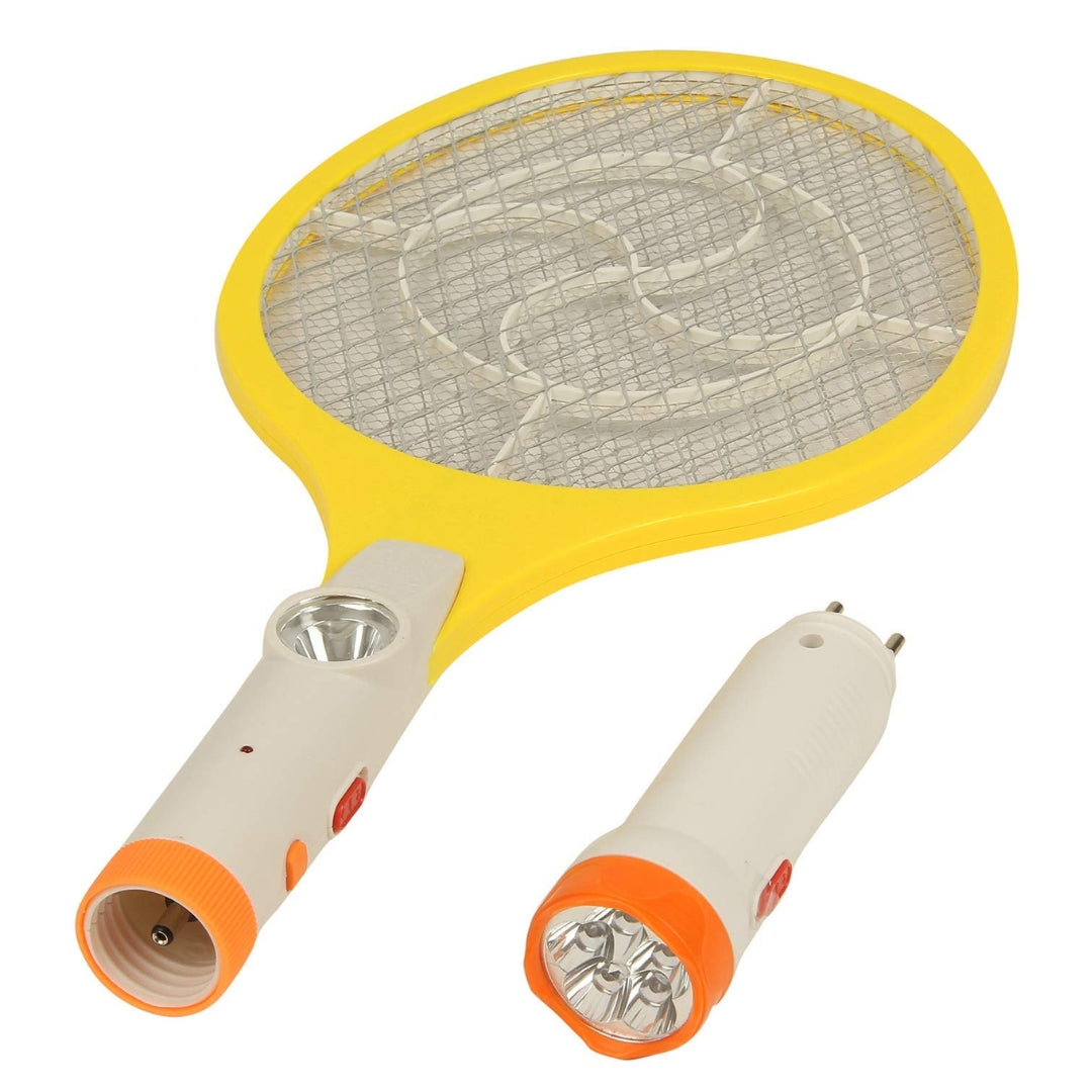 Rechargeable Mosquito Killer Bat | Insect Racket Bat | Detachable LED Torch